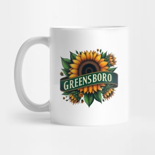 Greensboro Sunflower Mug